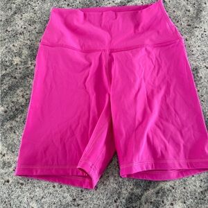 CRZ Yoga Pink Biker Shorts *Flaw*
